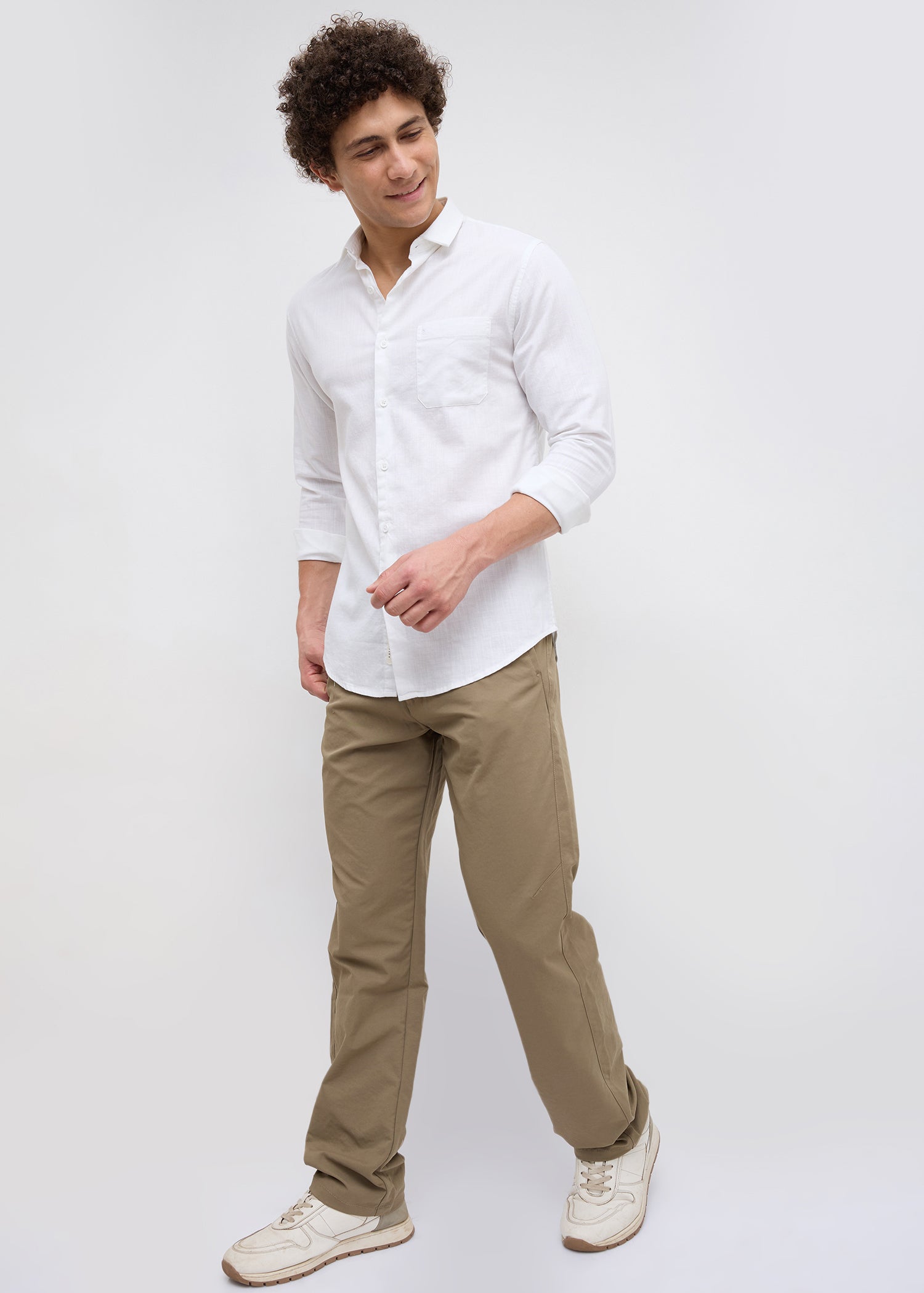 Treating Linen Blend Shirt