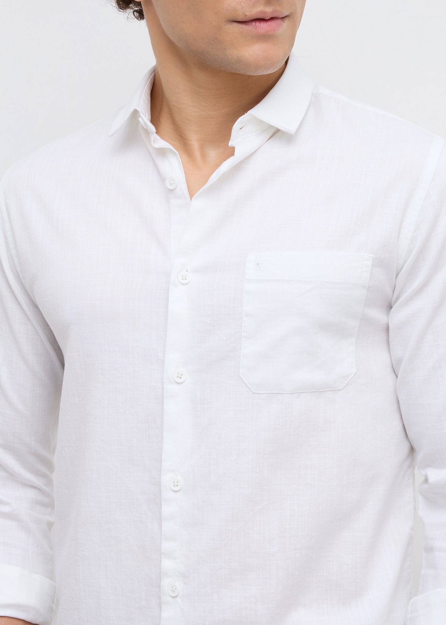 Treating Linen Blend Shirt