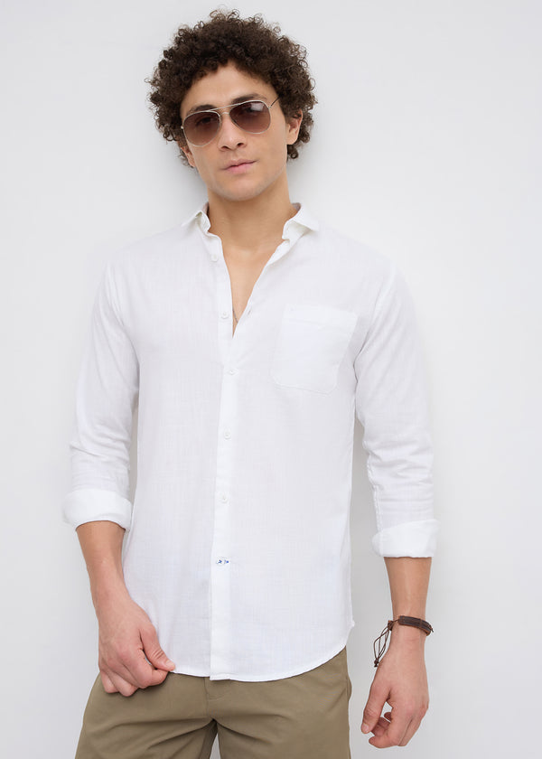 Treating Linen Blend Shirt
