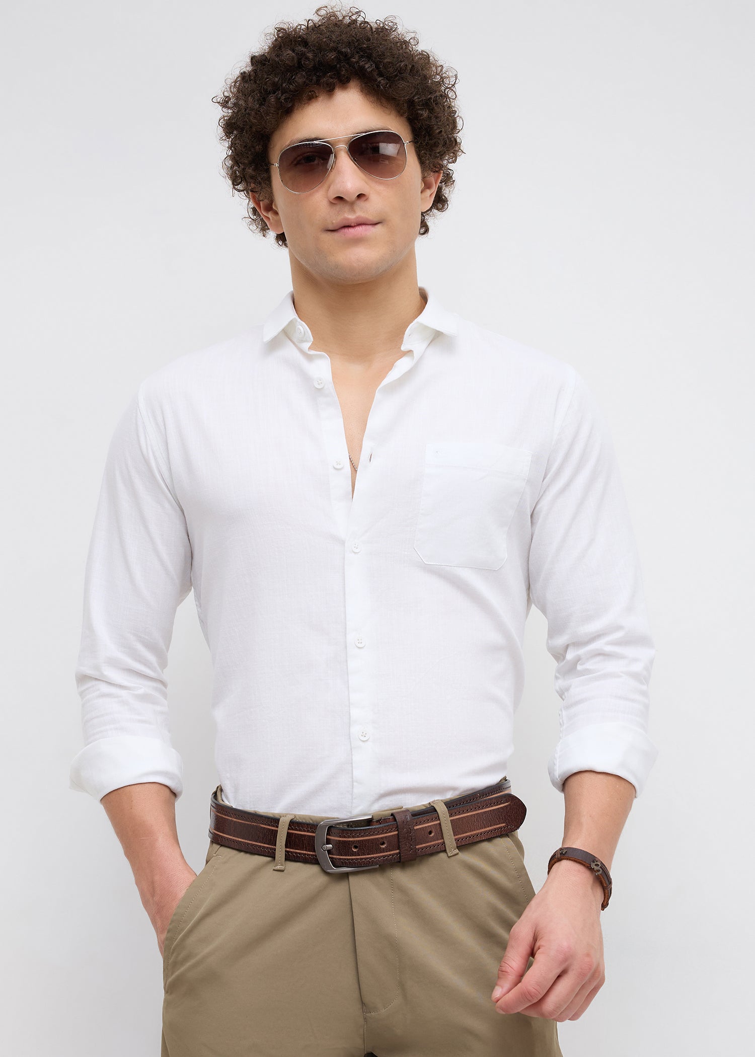 Treating Linen Blend Shirt