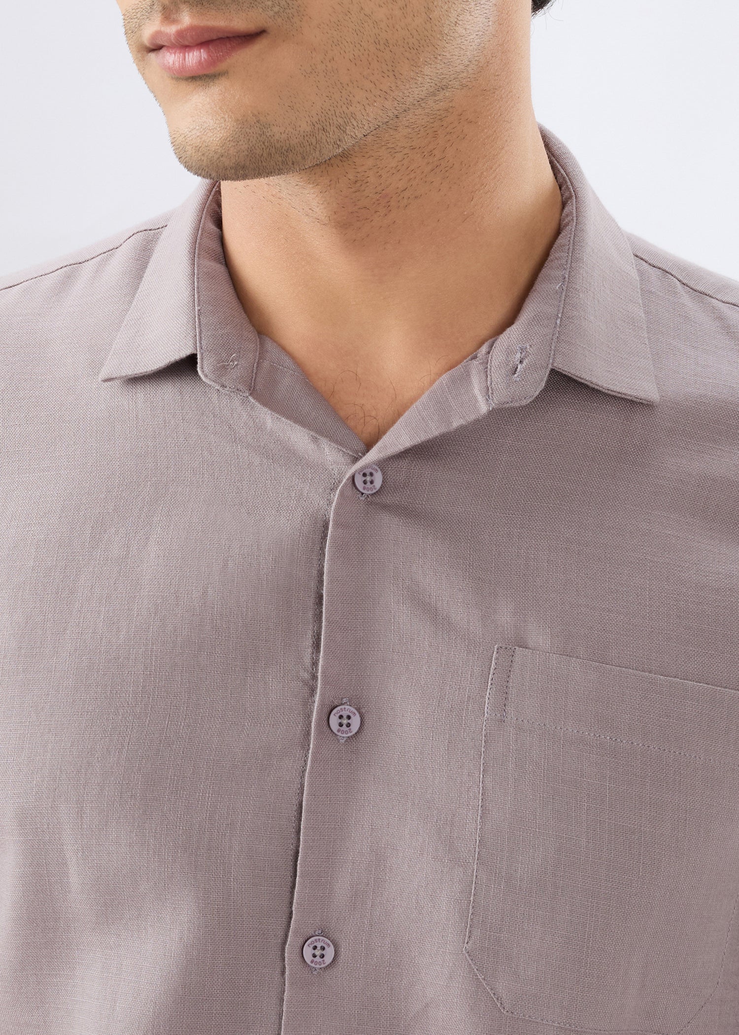 Keen Solid Full Sleeve Shirt: Grey