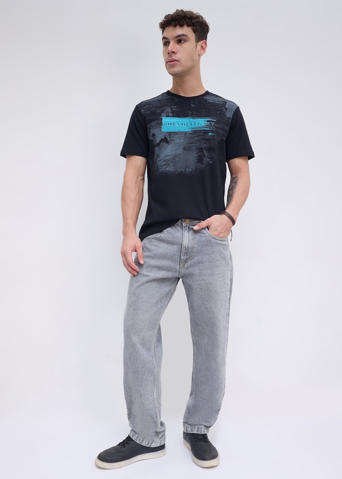 Tony H Cotton Relaxed Fit Denim Jeans