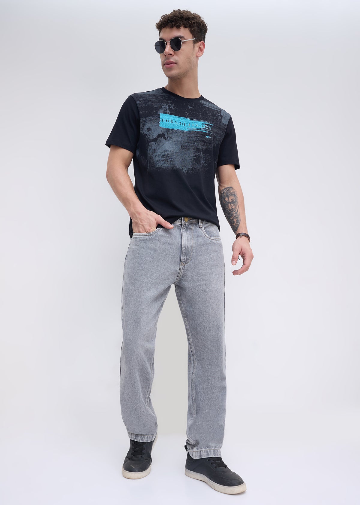 Tony H Cotton Relaxed Fit Denim Jeans