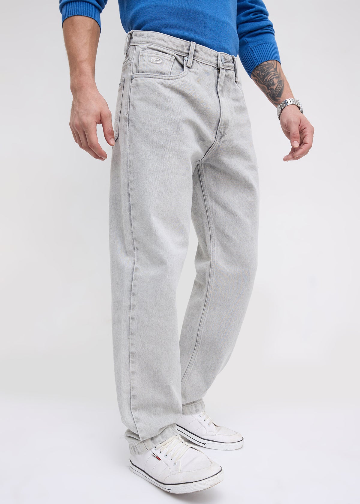 Tony I Cotton Relaxed Fit Denim Jeans