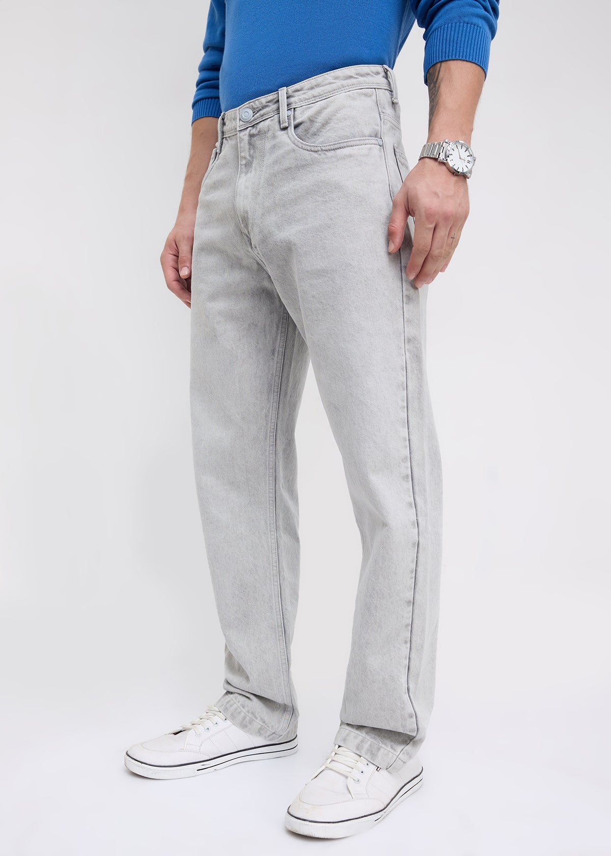 Tony I Cotton Relaxed Fit Denim Jeans