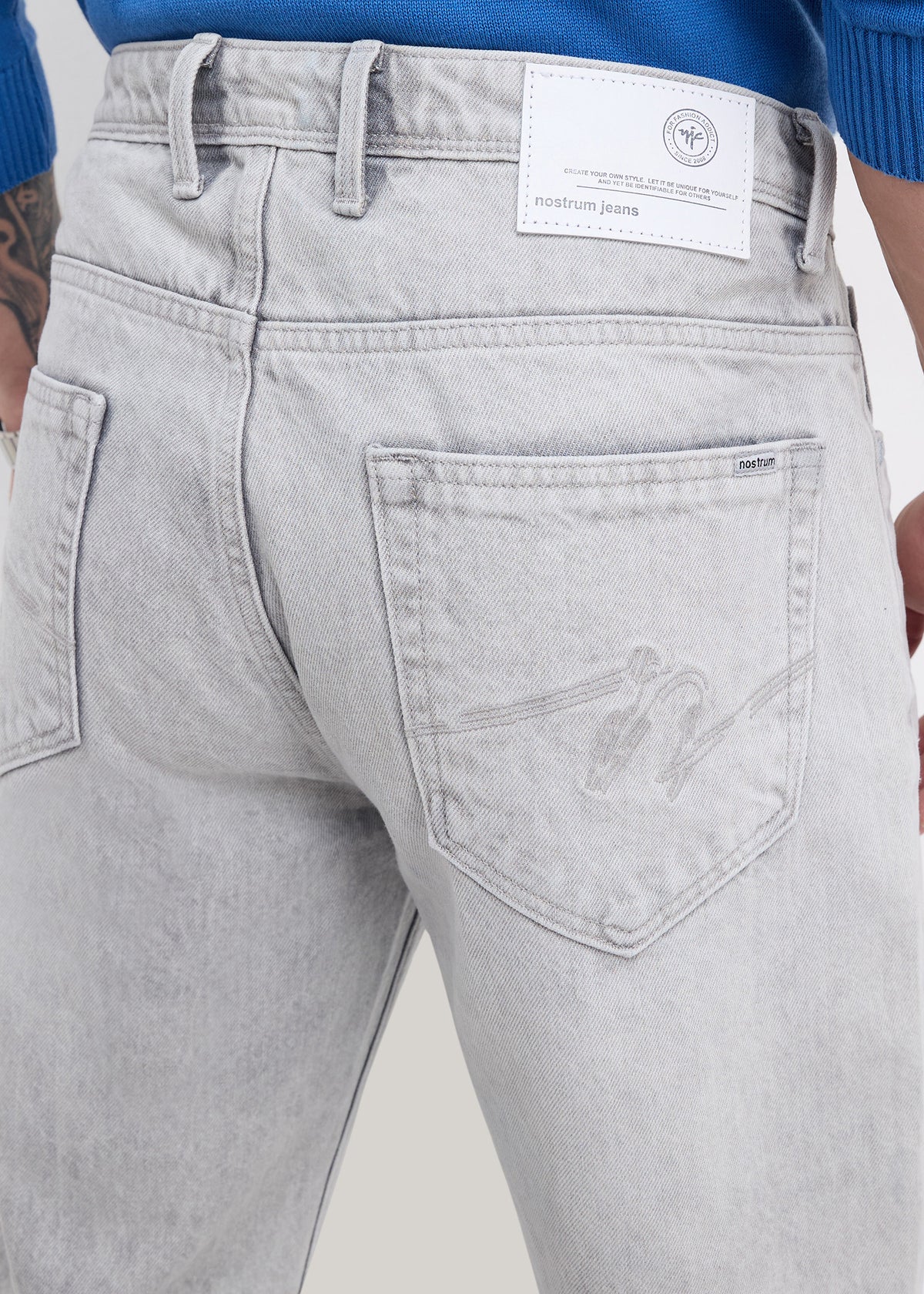 Tony I Cotton Relaxed Fit Denim Jeans