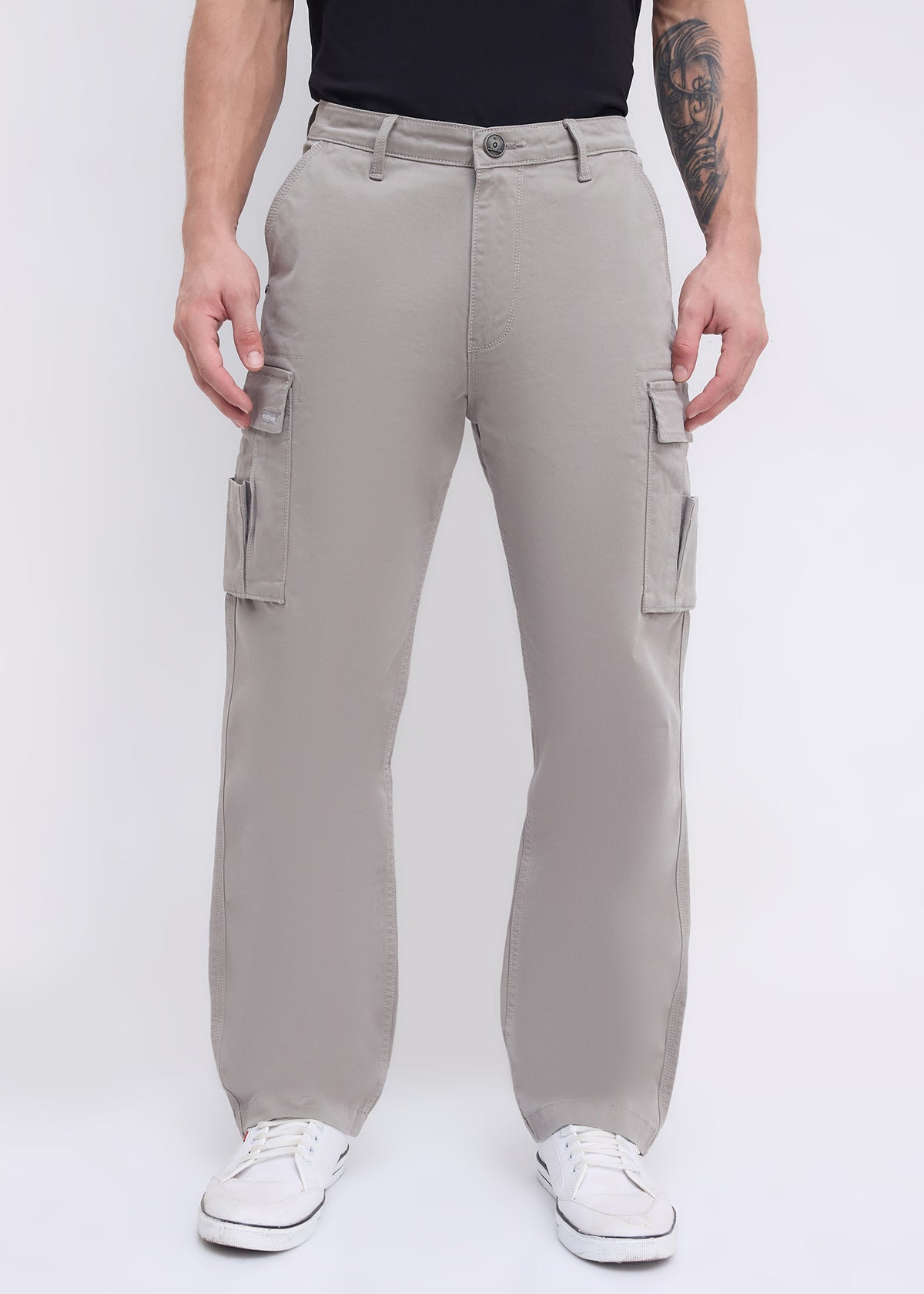 Hankey Baggy Fit Cargo: Grey
