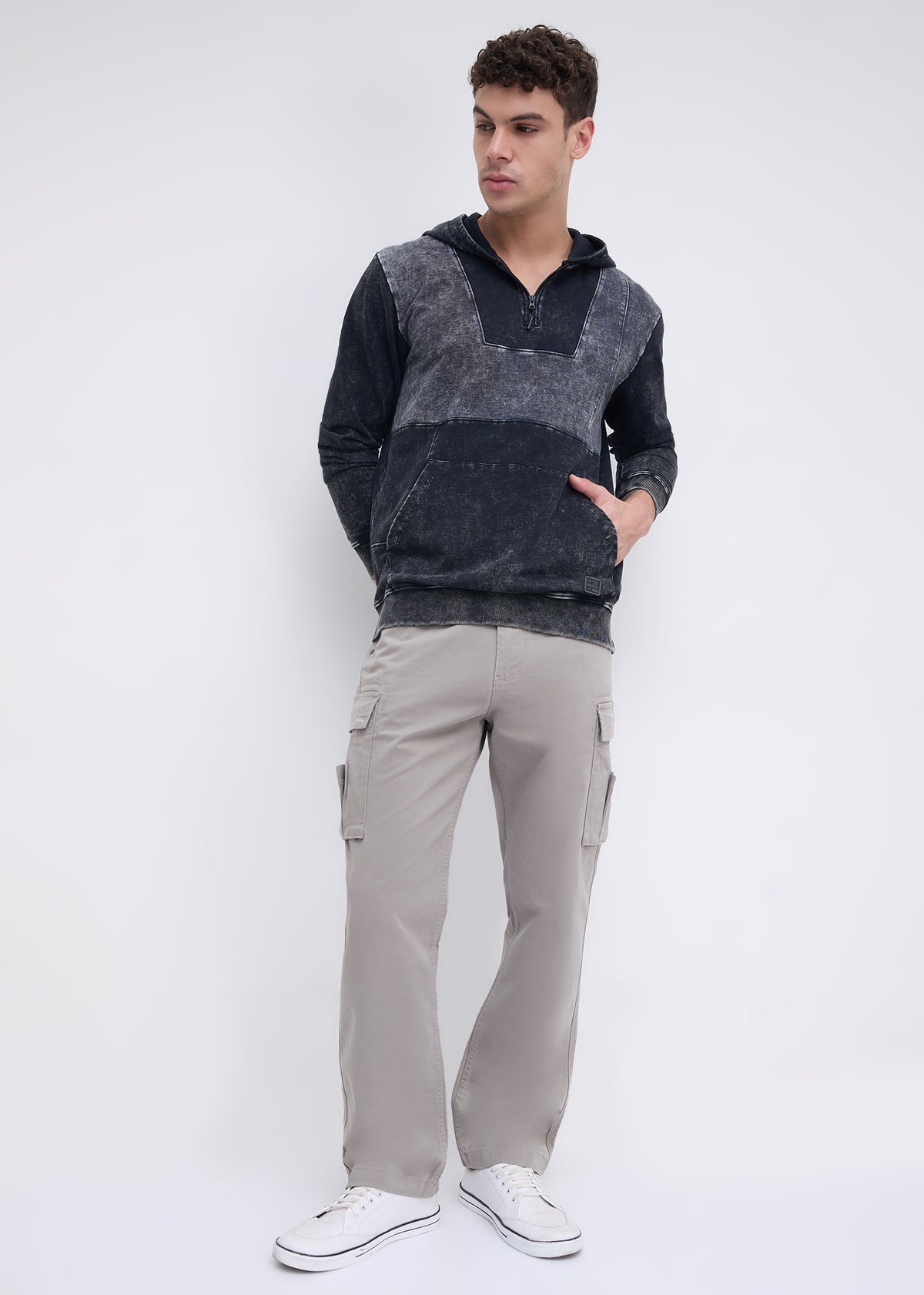 Hankey Baggy Fit Cargo: Grey