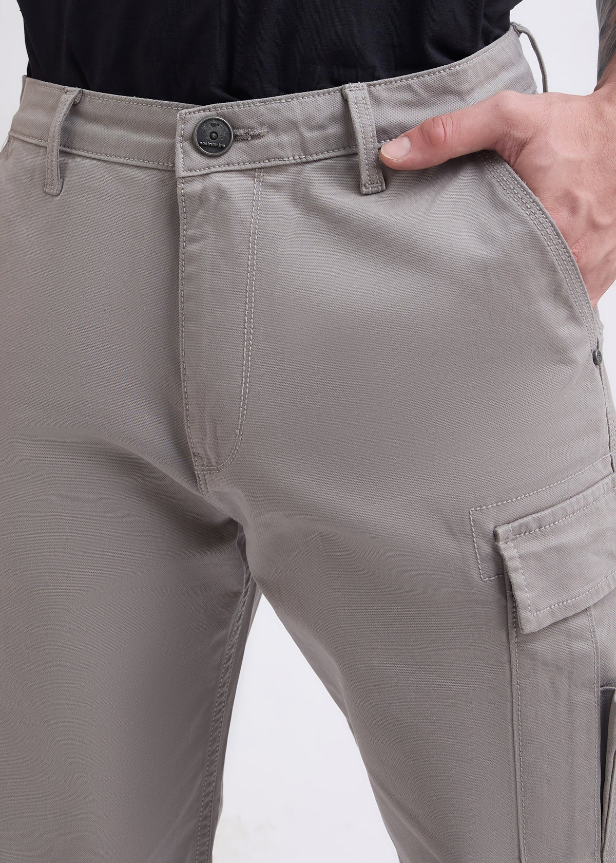 Hankey Baggy Fit Cargo: Grey