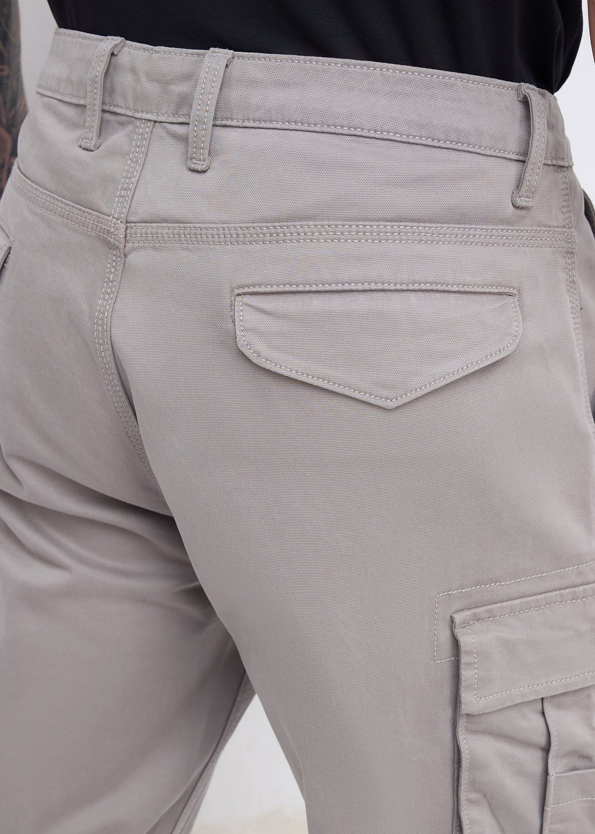 Hankey Baggy Fit Cargo: Grey