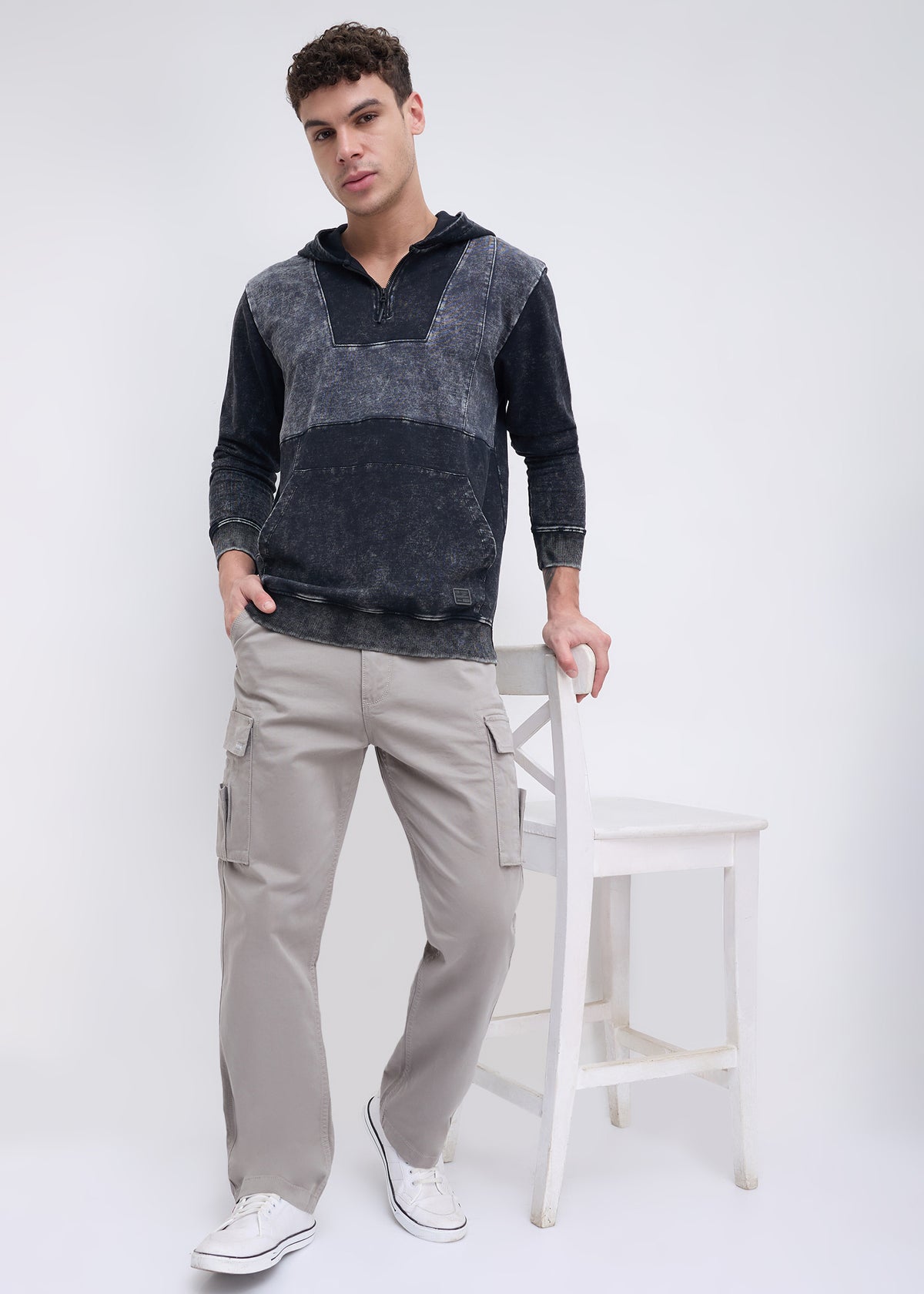 Hankey Baggy Fit Cargo: Grey