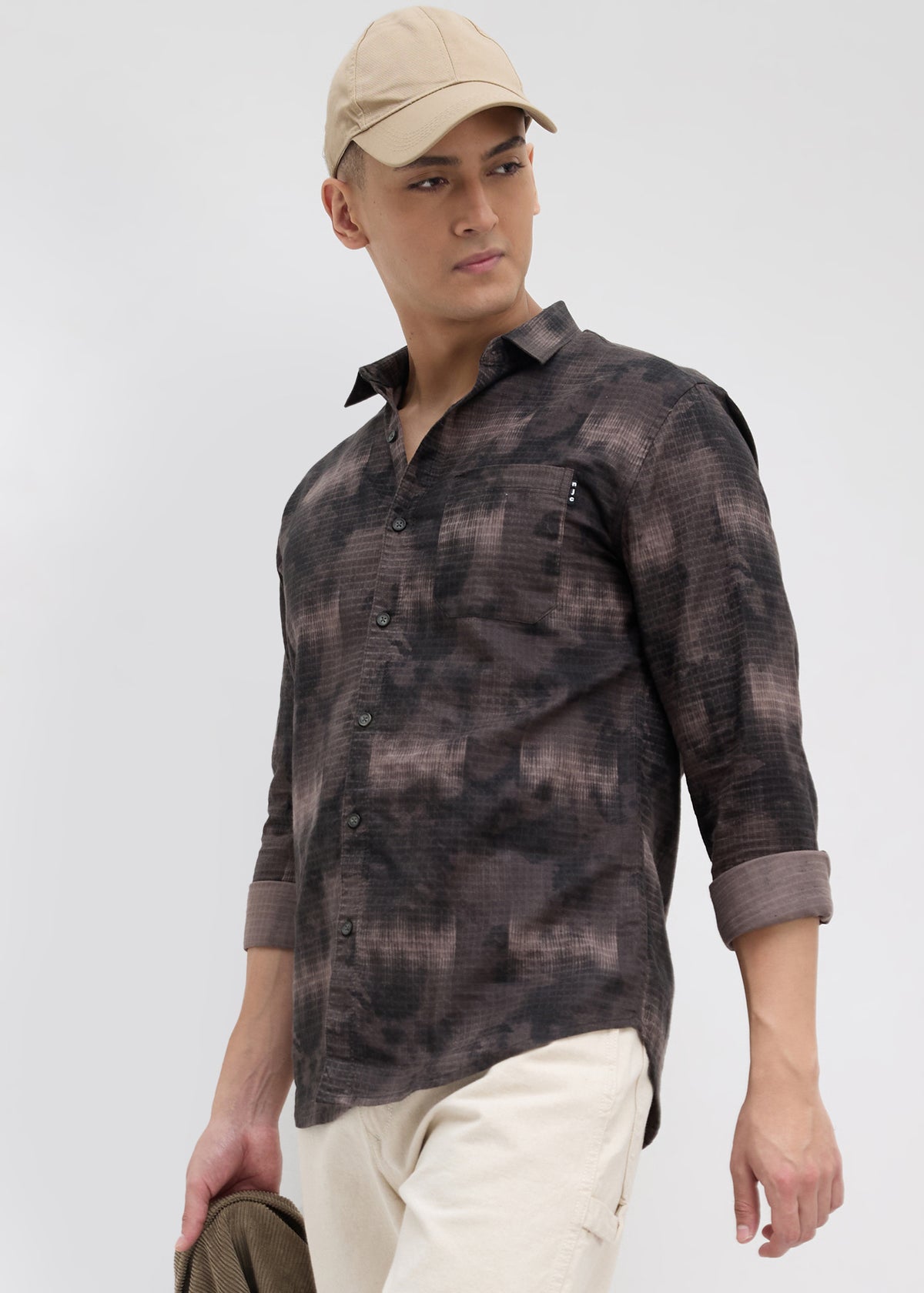 Indication Casual Shirt: Charcoal