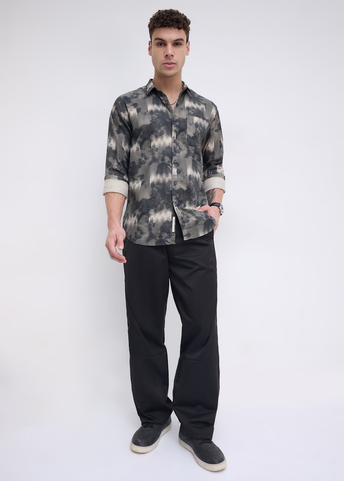 Indication Casual Shirt: Beige