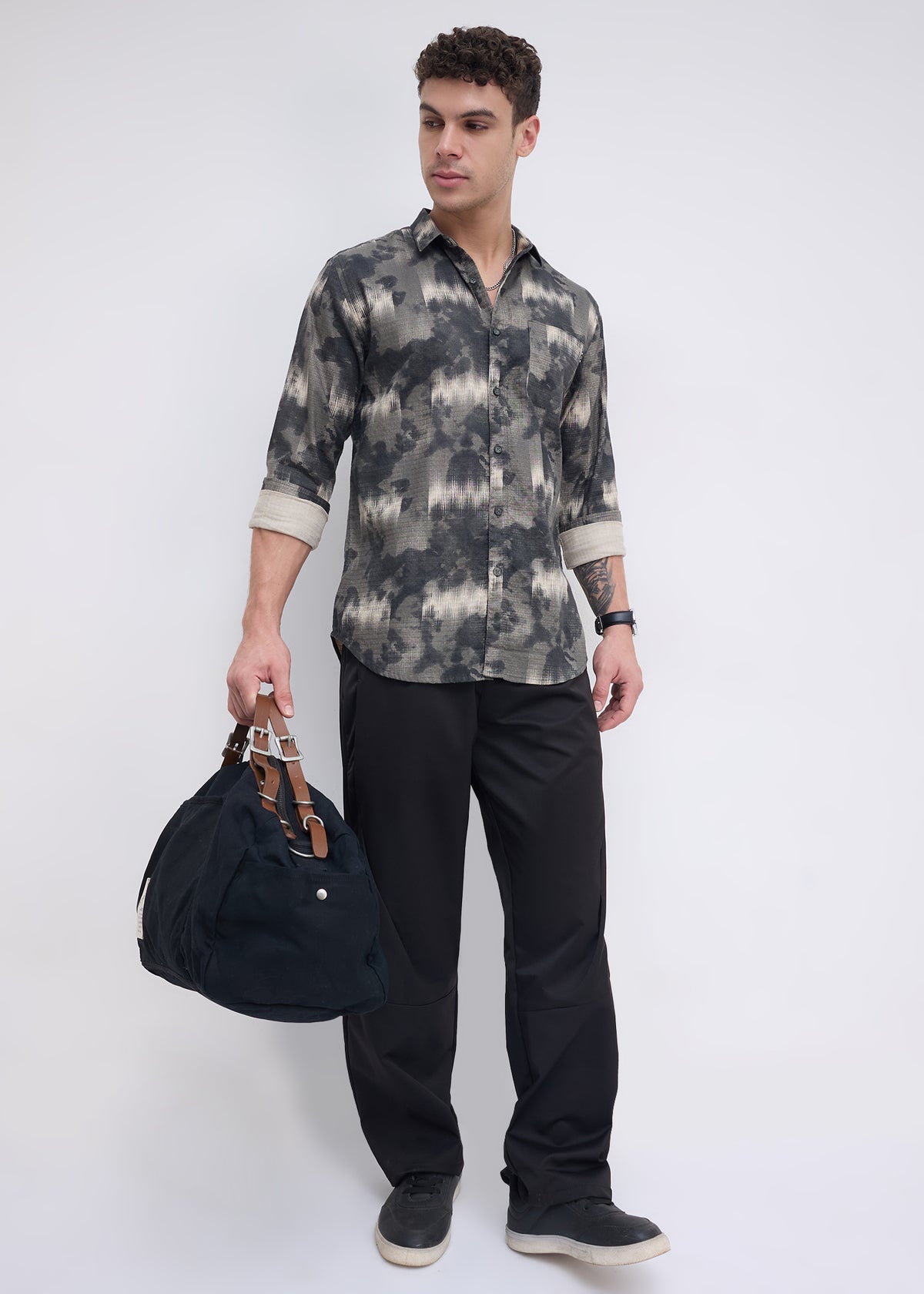 Indication Casual Shirt: Beige