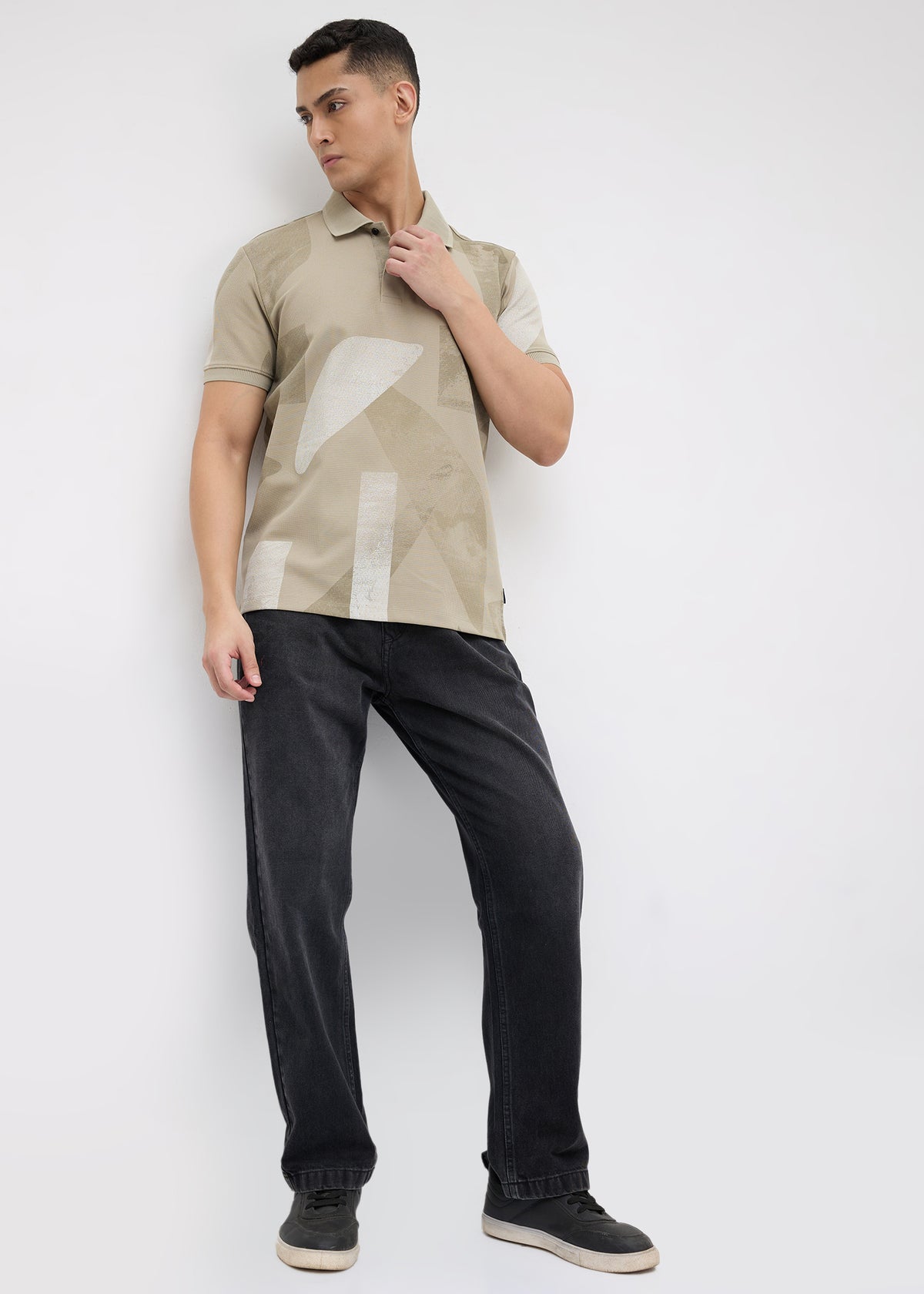 Hanford Half Sleeve Polo: Pista