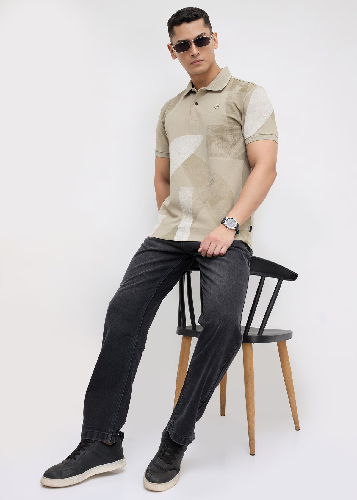 Hanford Half Sleeve Polo: Pista