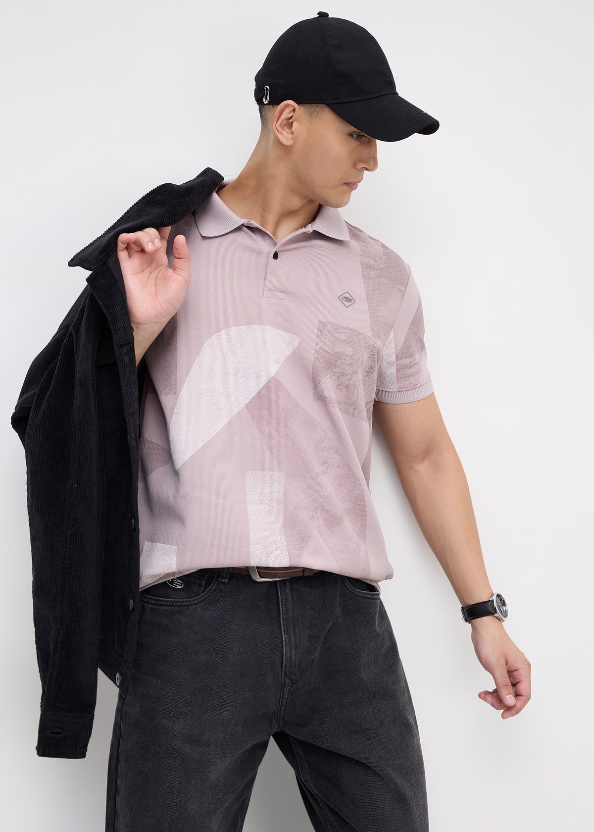 Hanford Half Sleeve Polo: Onion