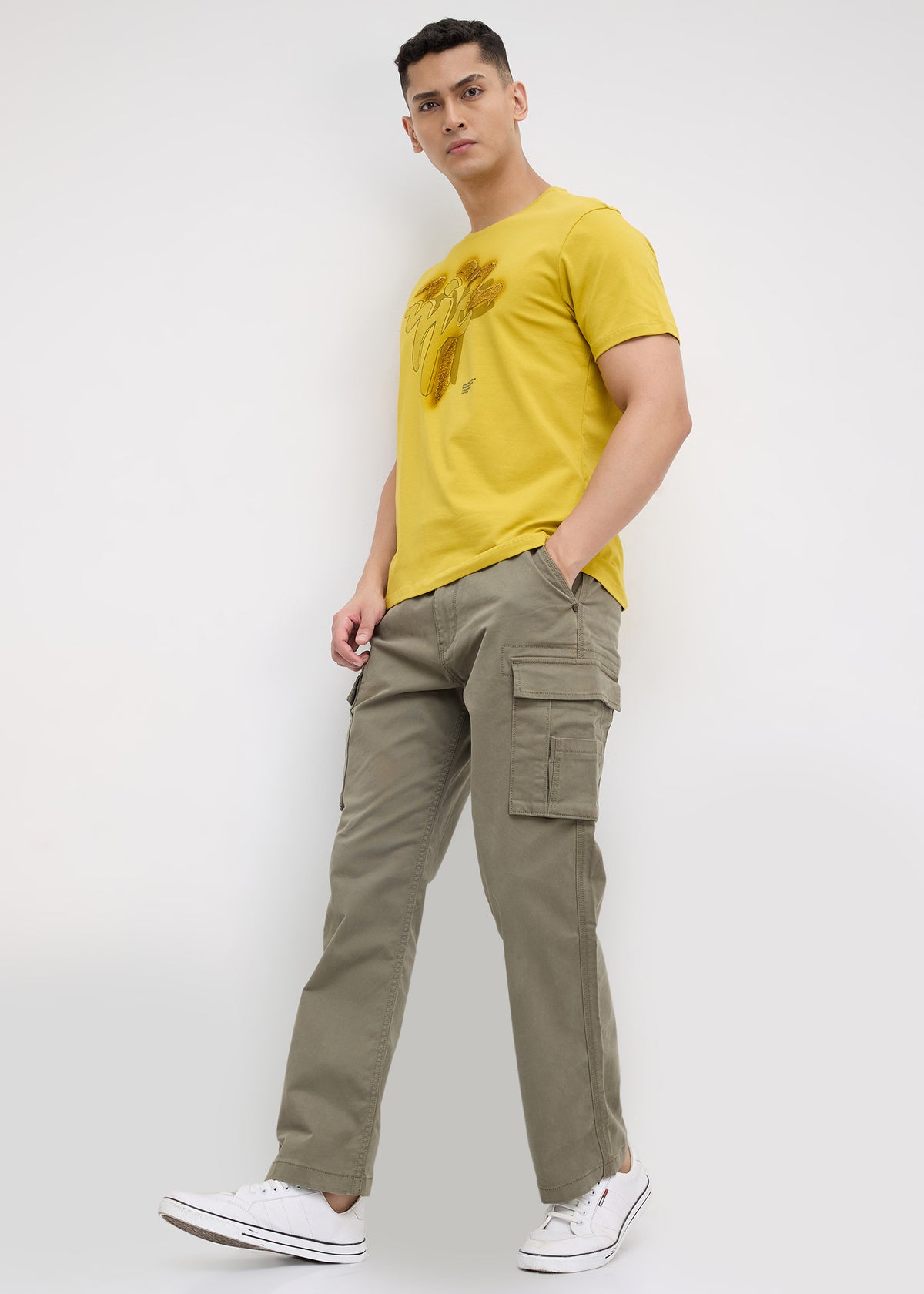 Laverhay Graphic T-Shirt: Lime