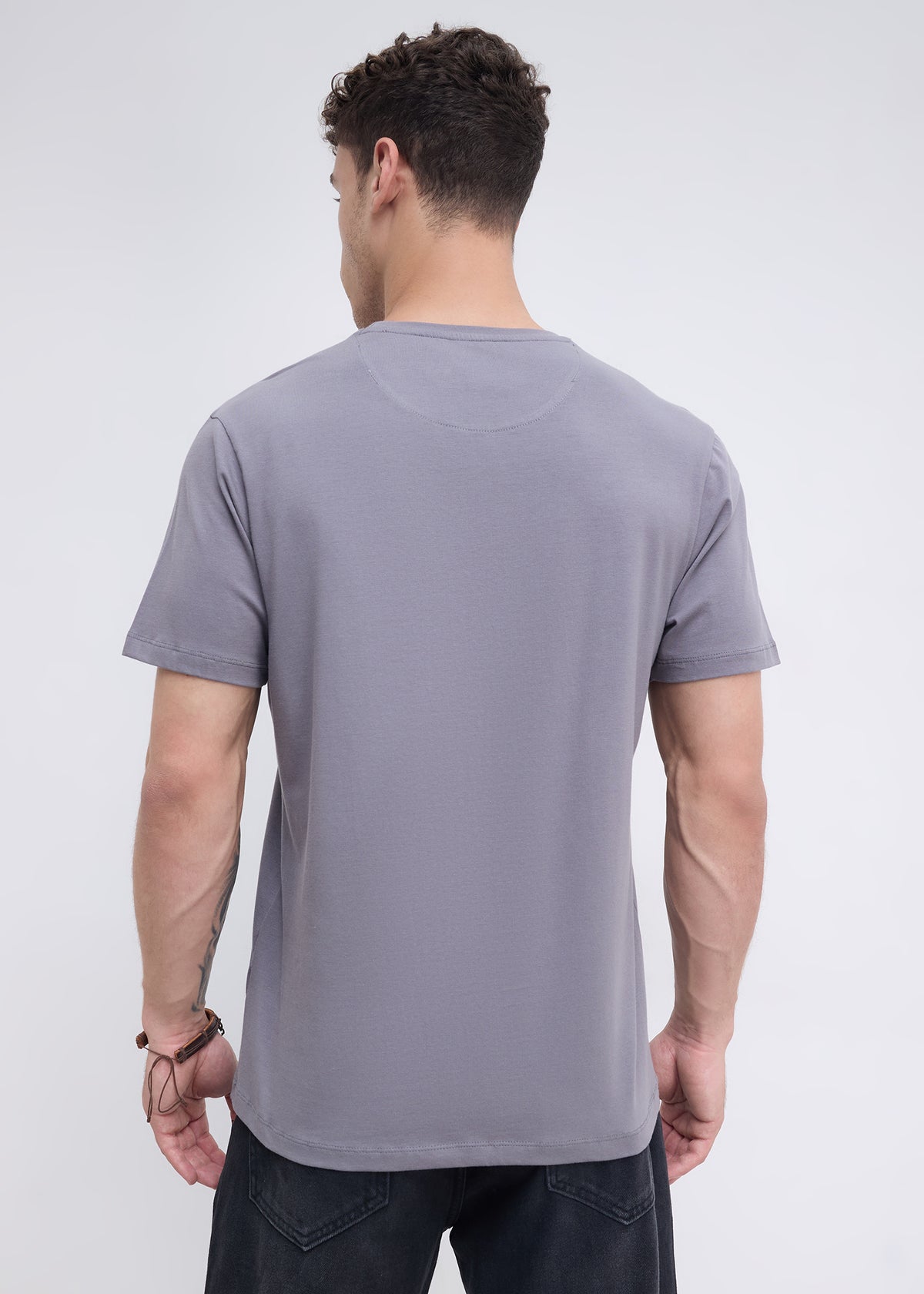 Laverhay Graphic T-Shirt: Charcoal