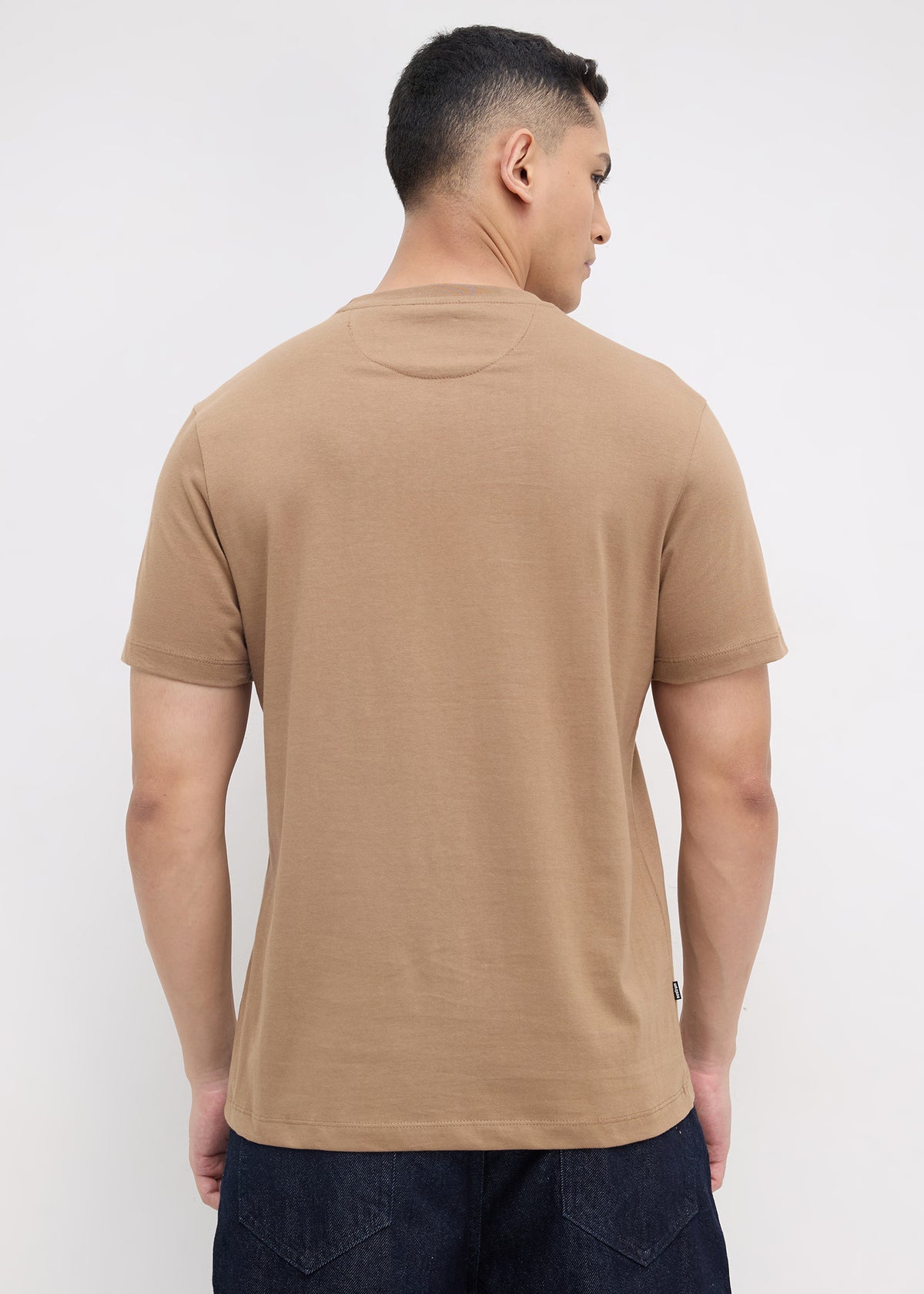 Ettrick Embroidered T-Shirt: Brown