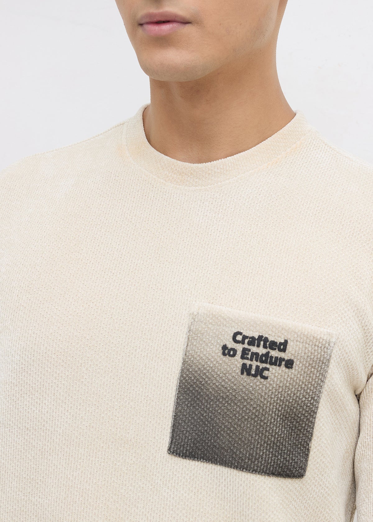 Temprall Textured Sweatshirt: Pista