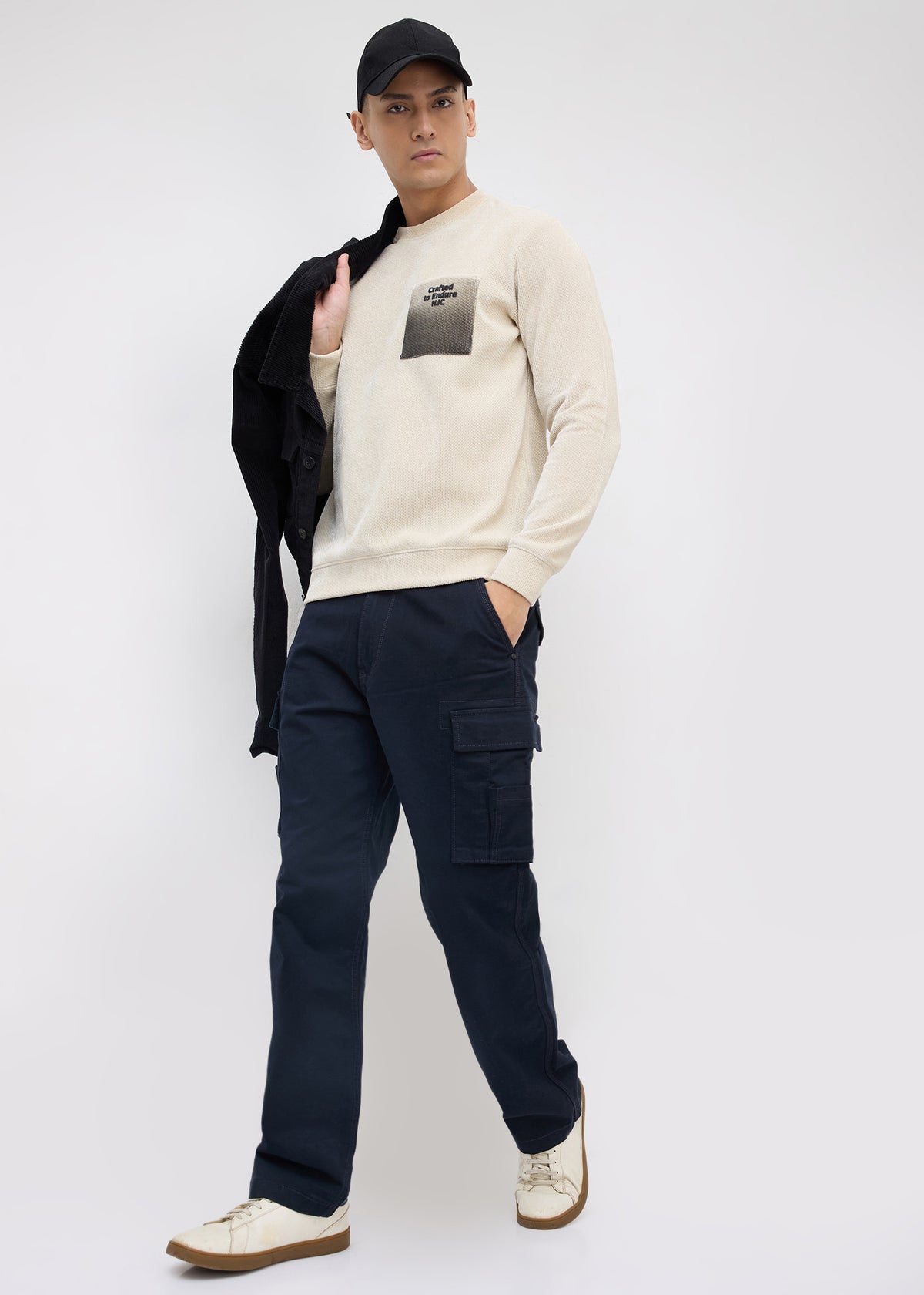 Temprall Textured Sweatshirt: Pista