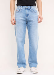 Bagos B Baggy-Fit Jeans: Light Blue
