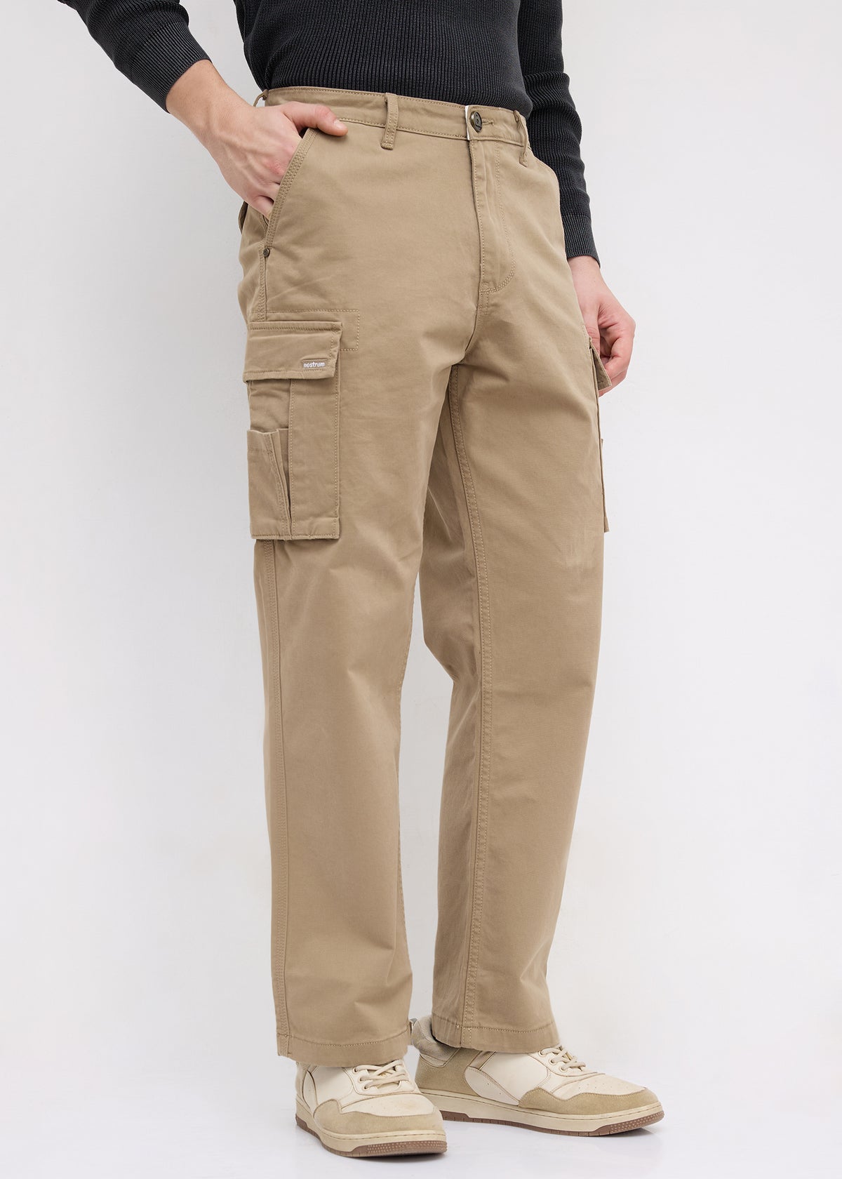 Hankey Baggy Fit Cargo: Khaki