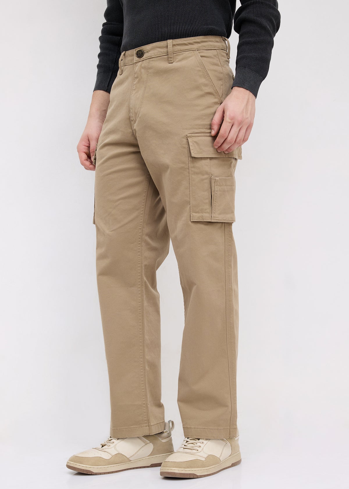 Hankey Baggy Fit Cargo: Khaki