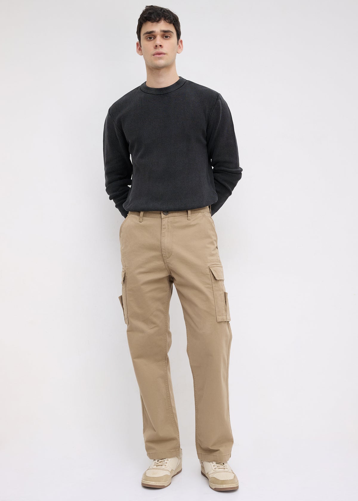 Hankey Baggy Fit Cargo: Khaki