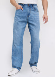 Timber Baggy Fit Jeans: Light Blue