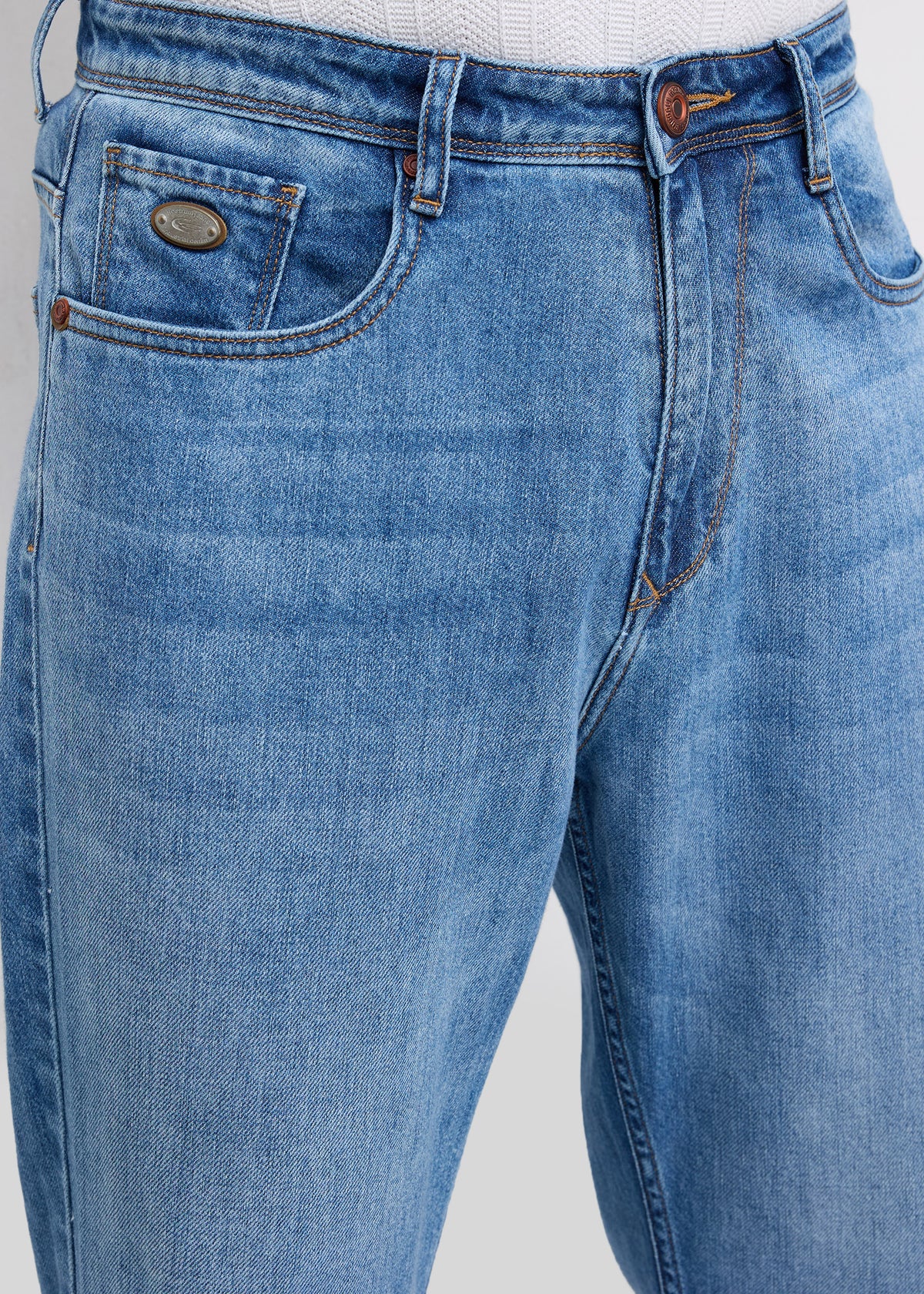 Timber Baggy Fit Jeans: Light Blue