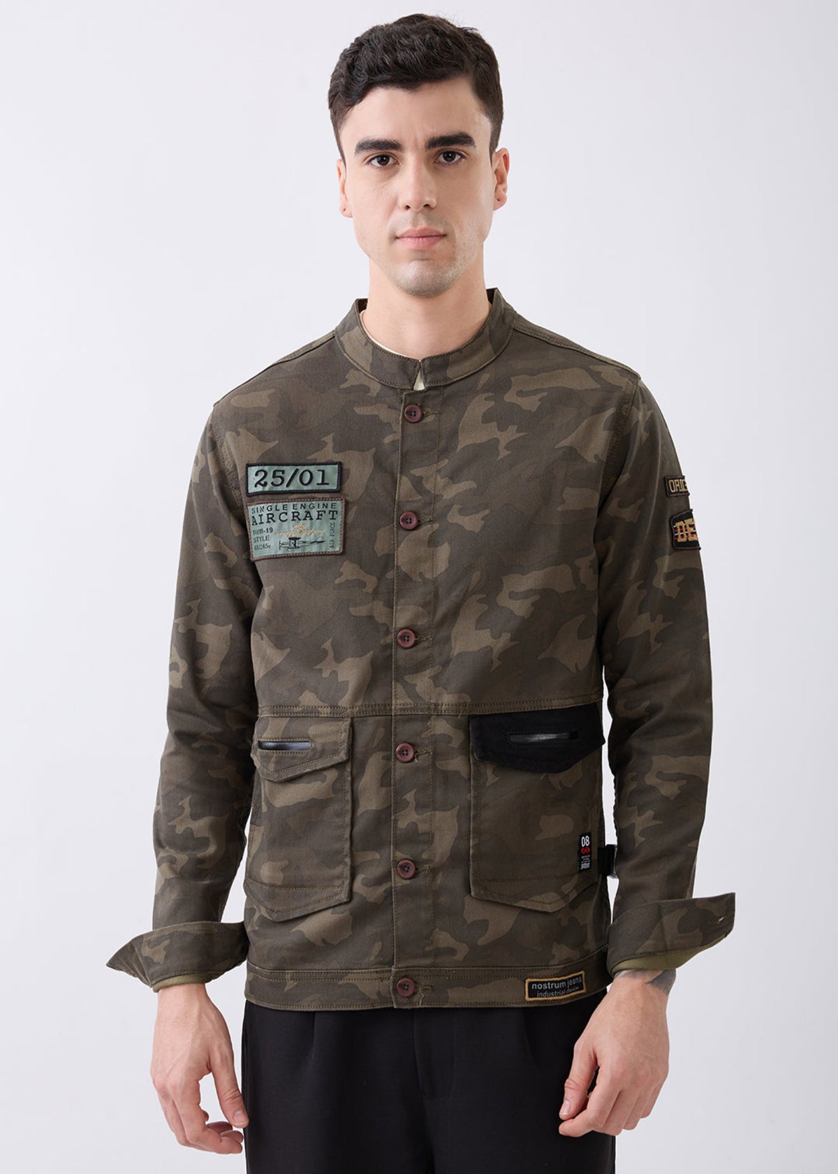 Censun Camouflage Denim Jacket
