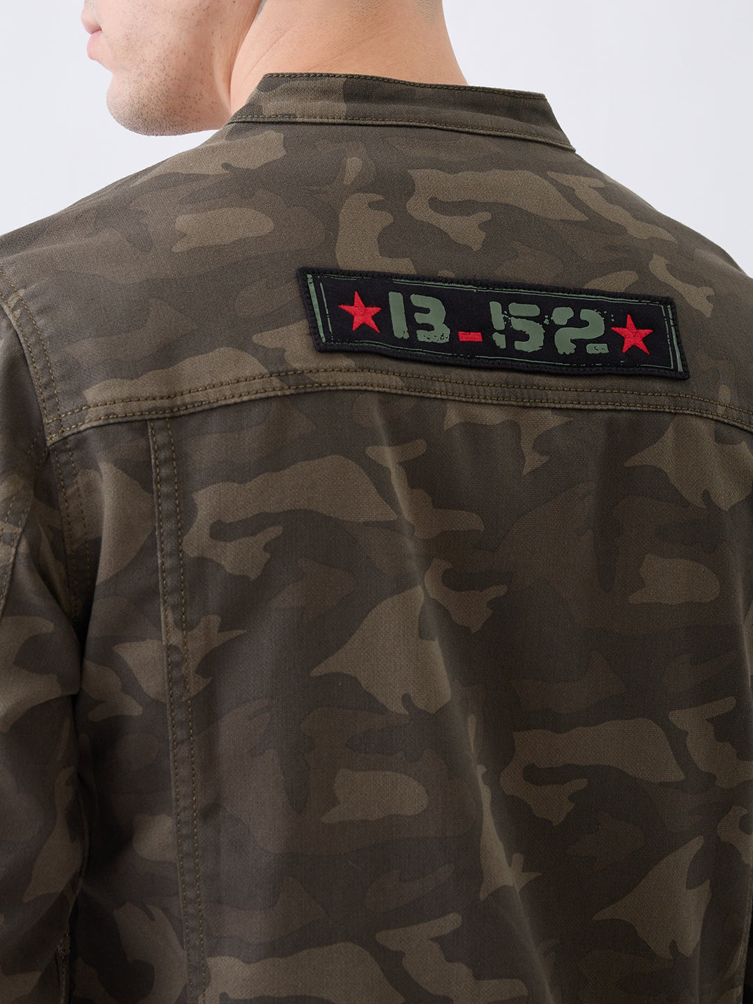 Censun Camouflage Denim Jacket