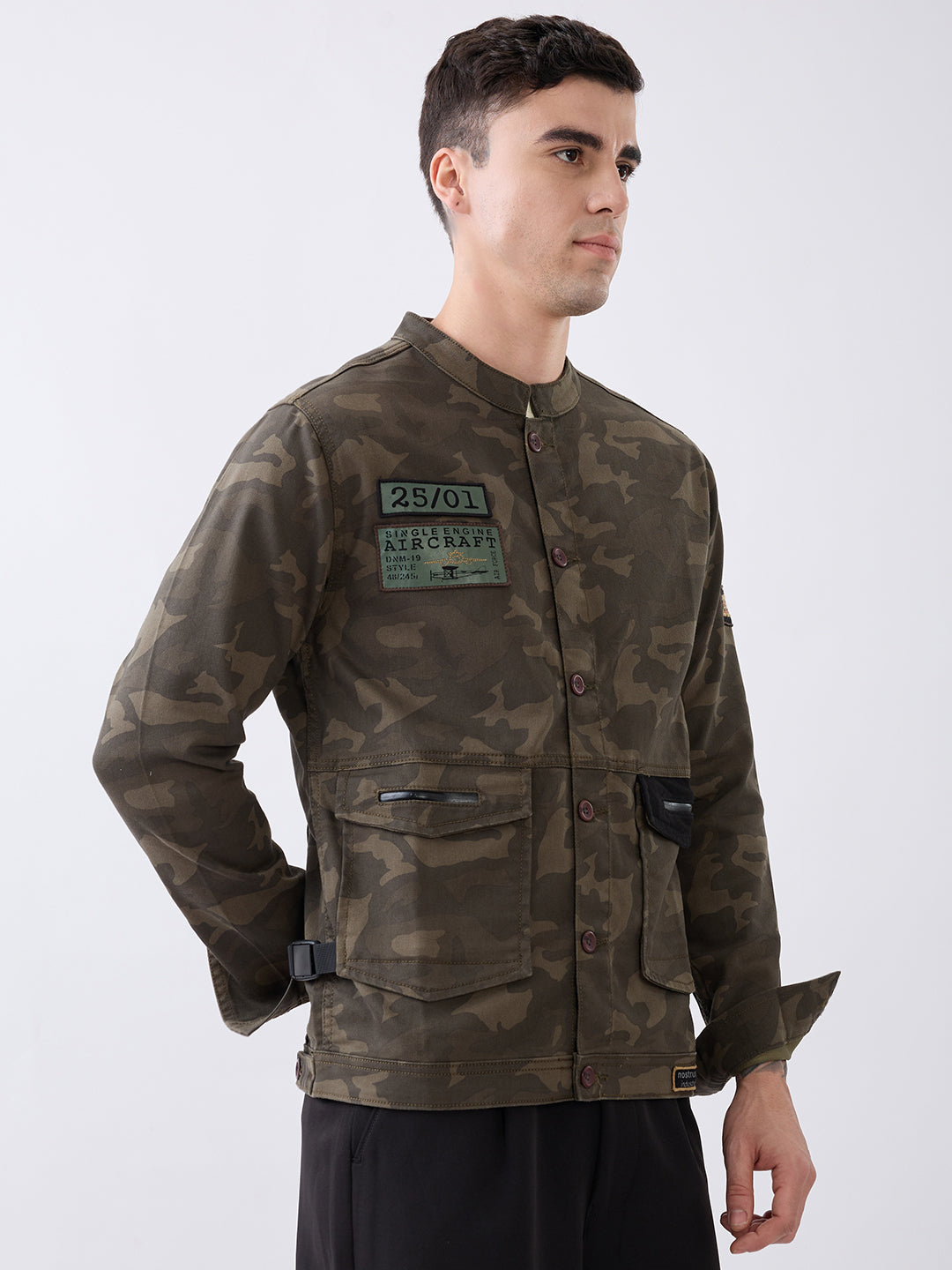 Censun Camouflage Denim Jacket