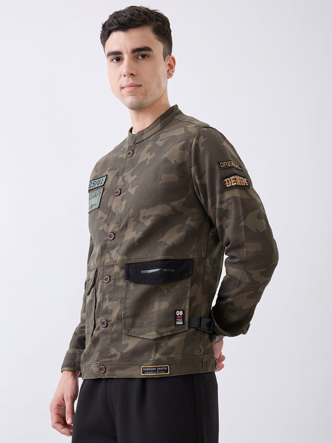 Censun Camouflage Denim Jacket