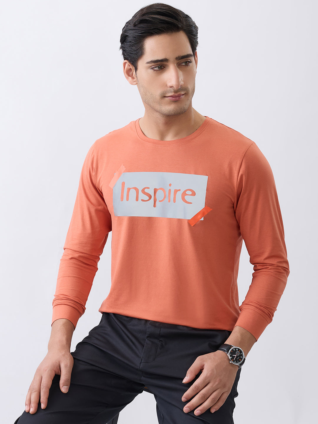 Inspire Graphic Fitted Sweatshirt