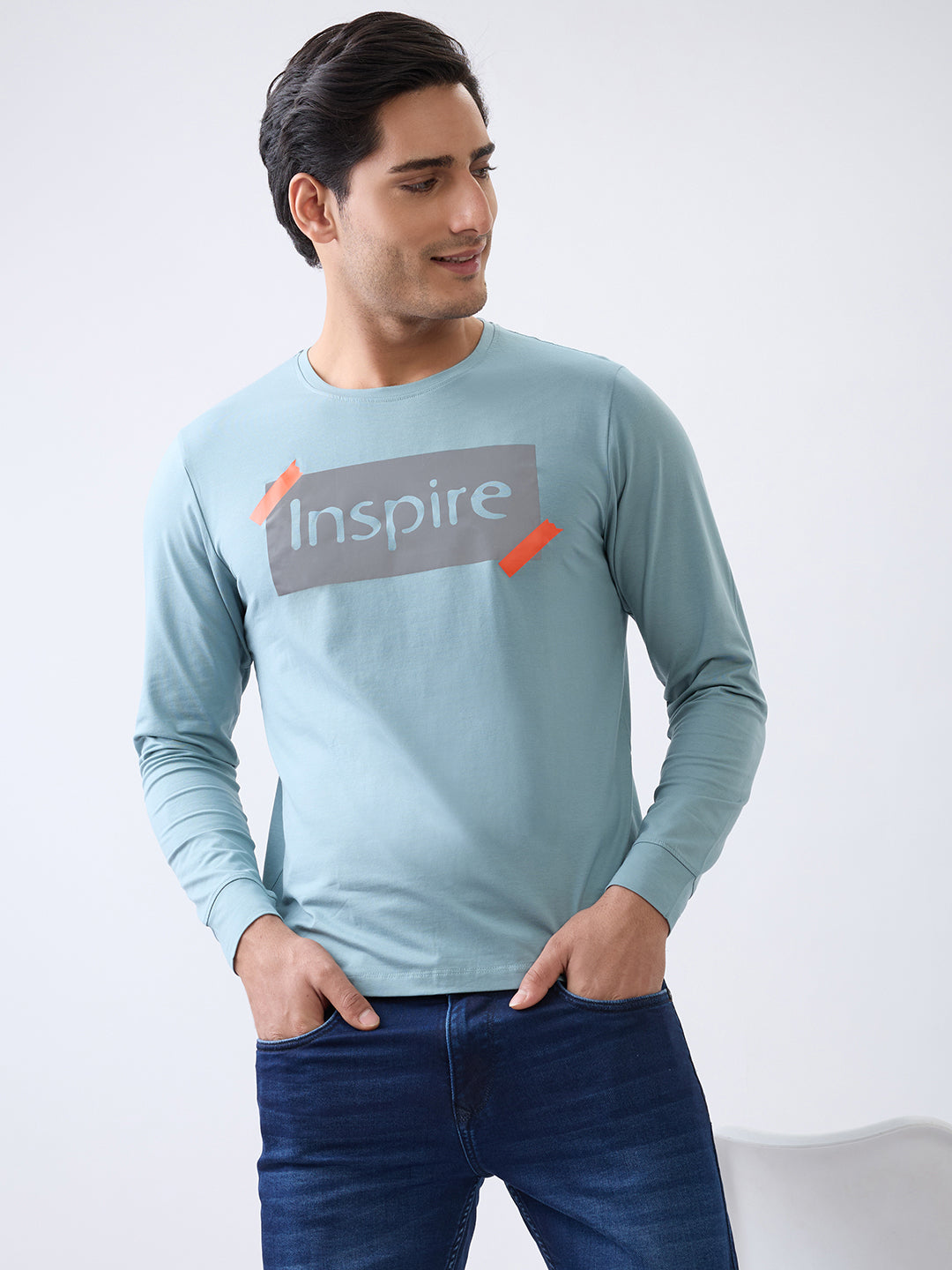 Inspire Graphic Fitted Sweatshirt