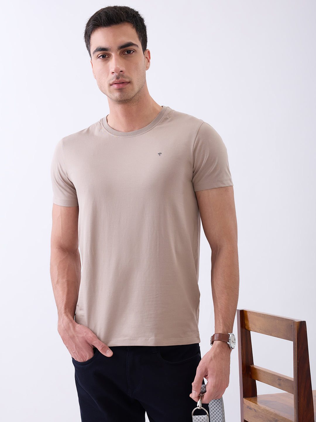 Arch Solid Half Sleeve T-Shirt