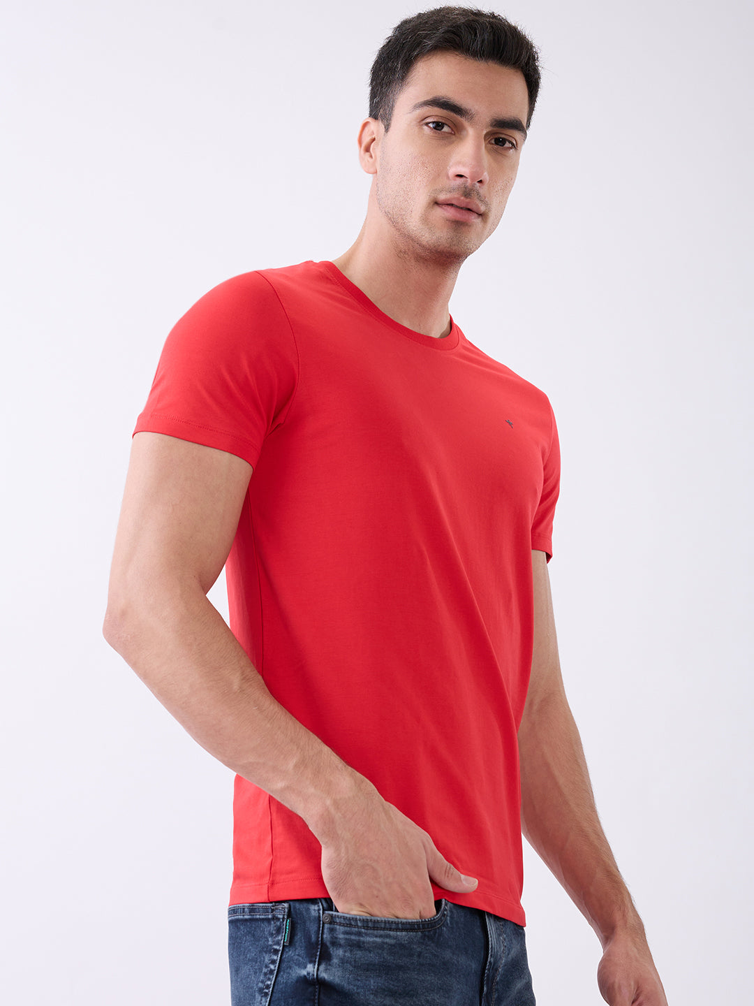 Arch Solid Half Sleeve T-Shirt