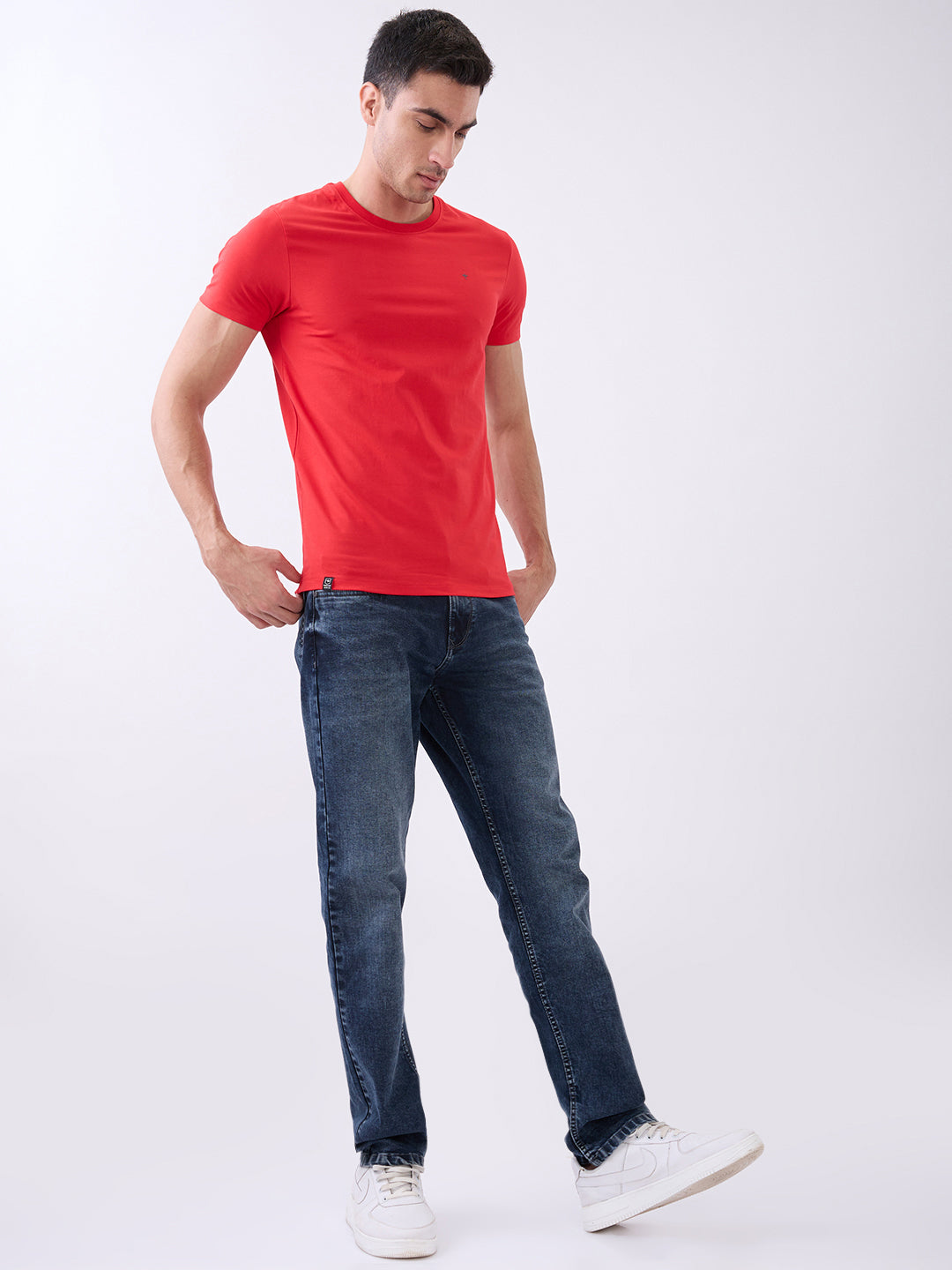 Arch Solid Half Sleeve T-Shirt