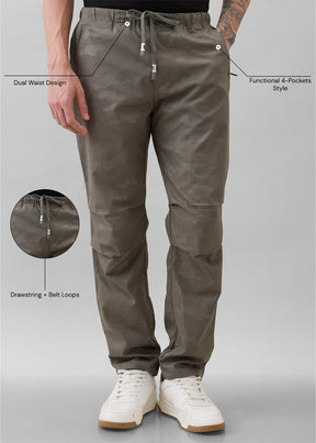 Ostrich Camouflage Relaxed Fit Cargo: Light Grey