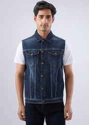Aayas Denim Sleeveless Jacket (BUY 1 GET 1 FREE)
