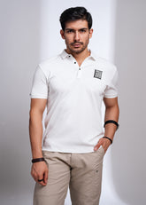 Acedia Cotton T-Shirt for Men | Black & White Casual Tees