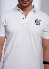 Acedia Cotton T-Shirt for Men | Black & White Casual Tees