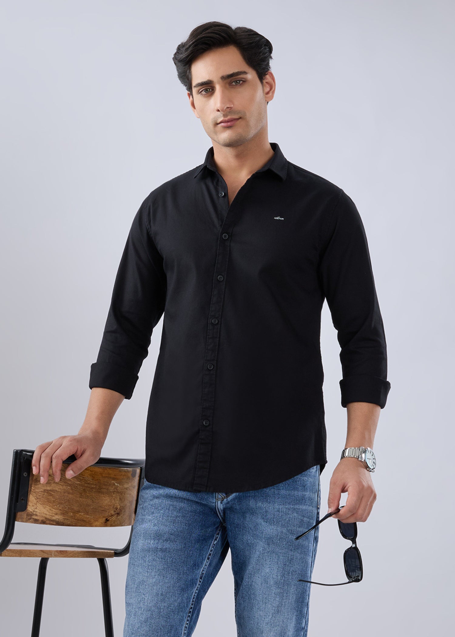 Advota Solid Full Sleeve Shirt