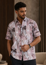 Aikman Abstract Printed Shirt