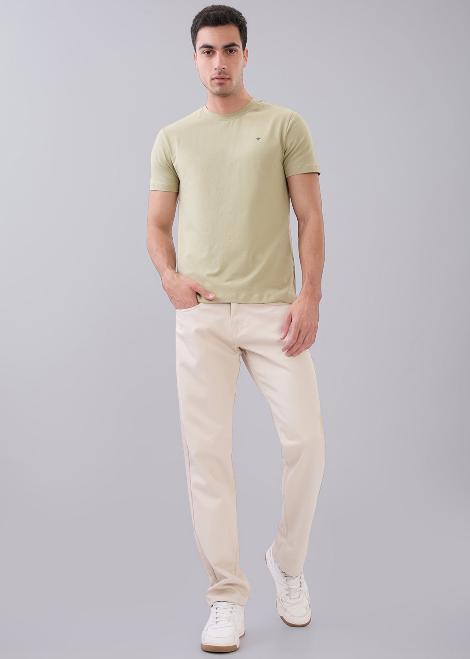 Arch Solid Half Sleeve T-Shirt: Pista