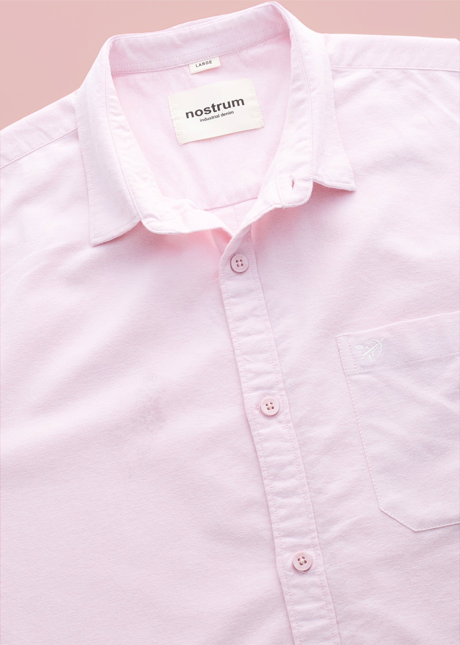 Barton Full Sleeve Shirt: Rose