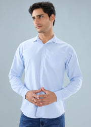 Barton Full Sleeve Shirt: Sky